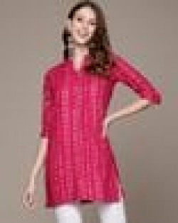 Geometric Print Straight Tunic