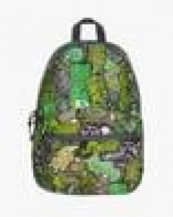 Typographic Print Travel Backpack