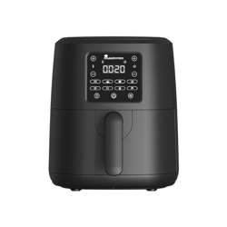 Bergner Masterpro Air Fryer with 1500 Watts, 4 Ltr Capacity, Air Fryer for Home to Bake/Grill/Roast/Heating/Defrost, 360 Degree Airflow Technology, 8 Preset Cooking Menu, Basket With Nonstick Coating