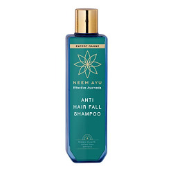 NEEM AYU Ayurvedic Anti Hair Fall Shampoo 200ml | Helps in healthy hair growth |Sulphate and Paraben free I Herbs like Amalaki, Bhringraja, Brahmi | For Women, Men & Kids I Suitable for colored hair