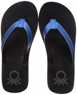 United Colors of Benetton Men Blue Flip-Flops-6 UK (40 EU) (19A8CFFPM474I)