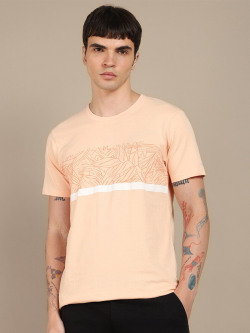 Dennis Lingo Floral Printed Slim Fit T-shirt