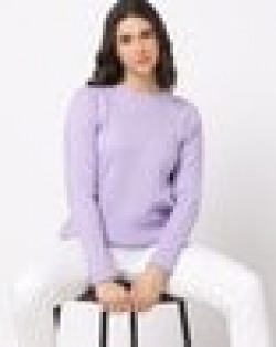 Ribbed Crew-Neck Pullover