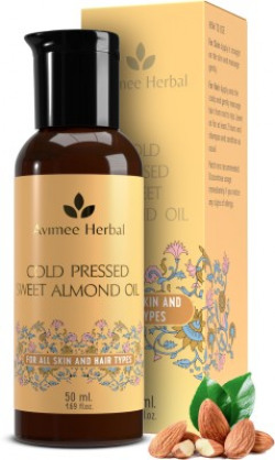 Avimee Herbal Cold Pressed Sweet Almond Oil For Strengthen & repairs hair/Promotes hair growth Hair Oil(50 g)