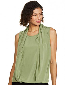 US Polo Association Women's Regular Top (UWTO0141_Turtle Green_X-L XL)