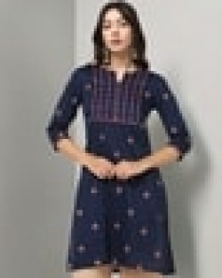 Women Floral Print Straight Kurta