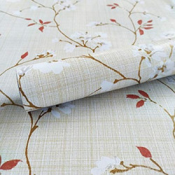 Wollzo Floral & Botanical Multicolor Wallpaper(500 cm x 45 cm)