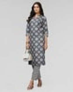 Women Printed Straight Kurta Set