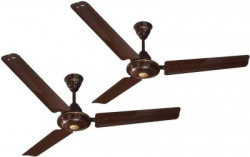 ACTIVA 390 RPM HIGH SPEED BEE APPROVED 5 Star 1200 mm Energy Saving 6 Blade Ceiling Fan(BROWN, Pack of 2)
