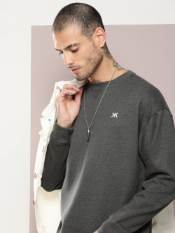Kook N Keech Men Solid Pullover Sweatshirt