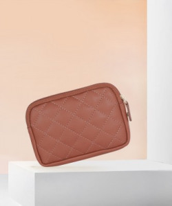 Fastrack Women Casual Tan Fabric Wallet
