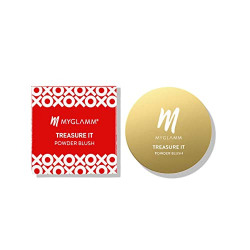 MyGlamm Treasure It Powder Matte Blush, Love, 4gm | Lightweight, Powder Matte Blush | With Vitamin E | Cruelty-Free & Vegan