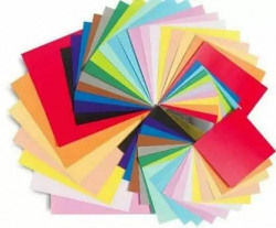 Eclet Neon Origami Paper 15 cm X 15 cm Pack of 100 Sheets (10 sheet x 10 color) Fluorescent Color Both Side Coloured For Origami, Scrapbooking, Project Work.188