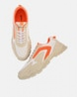 Men Lace-Up Sneakers with Stacked Heels