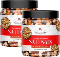 Nature Purify Premium Mixed Dry Fruits Healthy Dried Nutmix(2 x 250 g)
