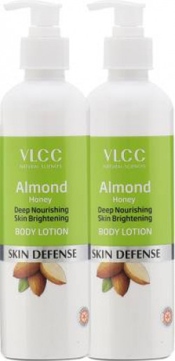 VLCC Almond Honey Deep Nourishing & Brightening Body Lotion Buy One Get One(700 ml)