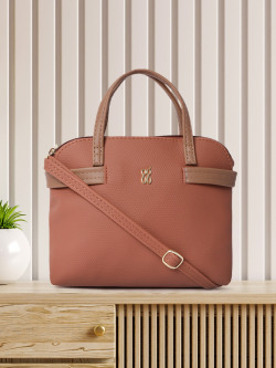 Baggit Tan Structured Sling Bag