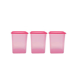 HOMETALES Multi-Purpose Plastic PP Storage Jar and Container, Pack of 4, 1500 ml Each, Blue Lid | BPA Free | Air Tight | Food Safe | Refrigerator Safe, Containers for Storing