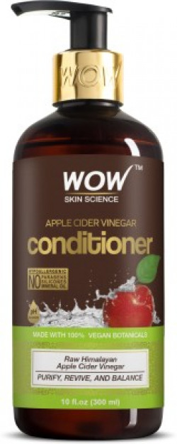 WOW SKIN SCIENCE Apple Cider Vinegar Conditioner For Frizzy & Greasy Hair To Minimize Hair Damage(300 ml)