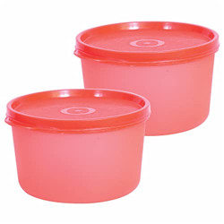 WONDER Homeware Prime Super Fresh 1000 Container Set, 2 Pcs Container 1000 ml, Blue Color, (Red)