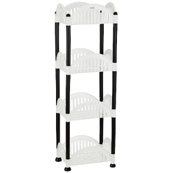 Solimo Four-Tier Countertop Multipurpose Tiered Shelf Rack