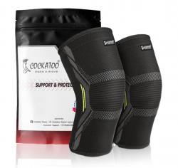 Cockatoo Elbow Support For Gym, Elbow sleeve For Men,Elbow Sleeve for Support and Compression, (Pack of Two) (S, Green)