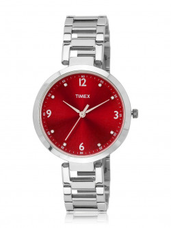 Timex Women Red Analogue Watch