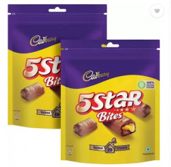 Cadbury 5 Star Chocolate Home Treat Bars(2 x 191.9 g)