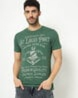 Typographic Print Crew-Neck T-shirt