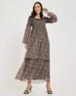 Floral Print Tiered Dress