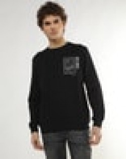 Crew-Neck Sweatshirt with Placement Print