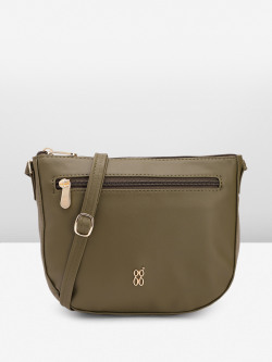 Baggit Solid Structured Sling Bag