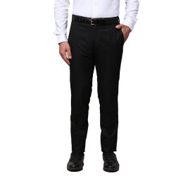 Raymond Men's Slim Pants (RMTS05249-K8_Black