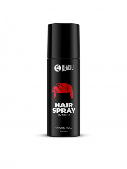 BEARDO Men Strong Hold Quick Fix Hair Spray - 135g/192ml
