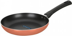 Renberg Orchid Fry Pan 24 cm diameter 1 L capacity(Aluminium, Non-stick)