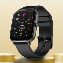 Noise Icon Buzz 1.69" Display with Bluetooth Calling, Built-In Games, Voice Assistant Smartwatch(Black Strap, Regular)