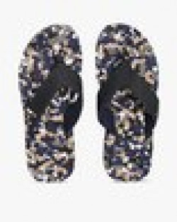 Printed Thong-Strap Flip-Flops