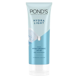 POND'S HYDRA LIGHT HYALURONIC ACID HYDRATING GEL FACEWASH HYDRATE AND 