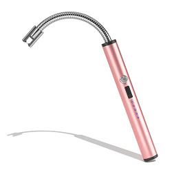 NESAPTO Candle Lighter, Upgraded Electric Lighter Rechargeable USB Lighter with Led Battery Indicator Safety Switch, Multicolor