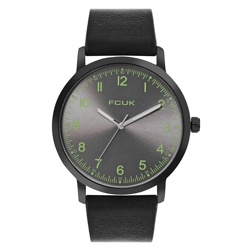 FCUK Rubber Analog Gray Dial Men's Watch-Fk00033B