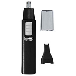 Wahl Ear Nose and Brow Dual Head Battery Powered Cordless Detachable Head Trimmer, Nose, Ear, Face, Eyebrows, 2 Years Warranty; 05567-200
