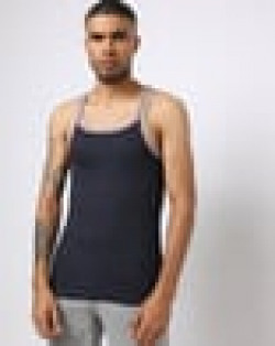 Round-Neck Cotton Vest