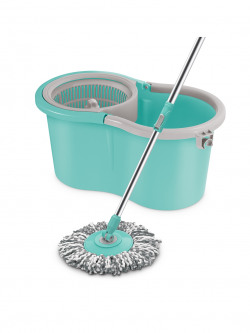 SPOTZERO by MILTON Ace Spin Mop Aqua Green