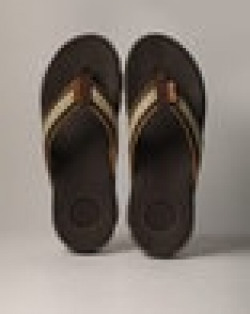 Textured Thong-Strap Sandals
