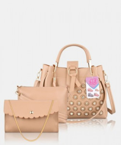 LIKE STYLE Women Beige Messenger Bag