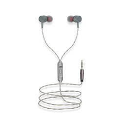AMS A142 Newly Launched in Ear Wired Earphones wit mic for Laptop/Phone/Tablet- (Black)