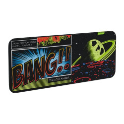 Archer Tech Lab, Quiver 100 Gaming XXL Mouse Pad, High Speed+Low Friction Jacquard Cloth Surface, Natural Rubber Base for Ultimate Grip, Water-Resistant,Sturdy Multi-Layer Built,Anti-Fray Edges (RED)