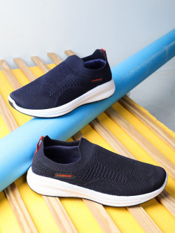 ABROS Men ELIO Textured Slip On Running Shoes