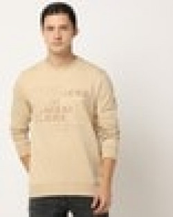 Typographic Print Crew-Neck Sweatshirt