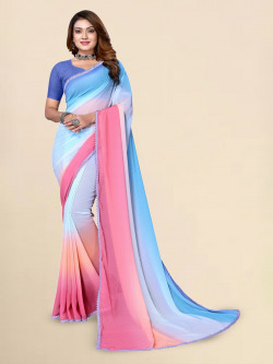 Mitera Ombre Saree With Blouse Piece